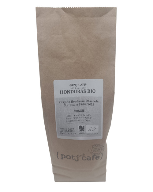Café Honduras Bio  - en grains 250g - Potj'café 
